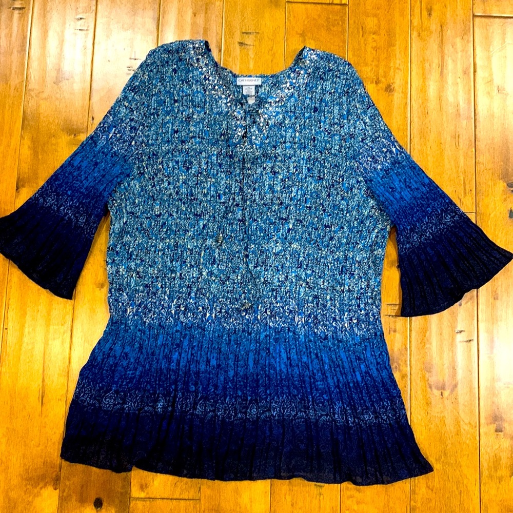 CATHERINES BLUE TOP polyester